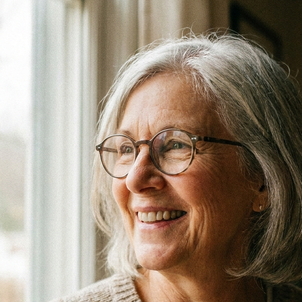 A photo of a grandparent, like the one you upload